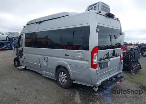 2021 Ram Promaster 3500 Cargo Van High Roof 159 Wb Ext from USA, damaged, VIN 3C6MRVJG7ME537064